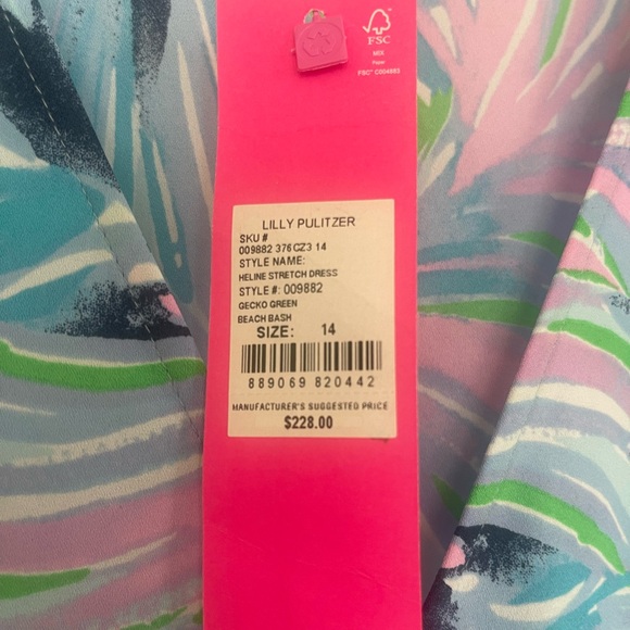 NWT Lilly Pulitzer Heline Stretch Dress - Picture 2 of 6